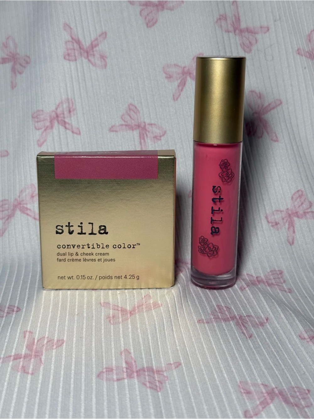 Stila Convertible Color Dual Lip & Cheek Cream — Bright Pink